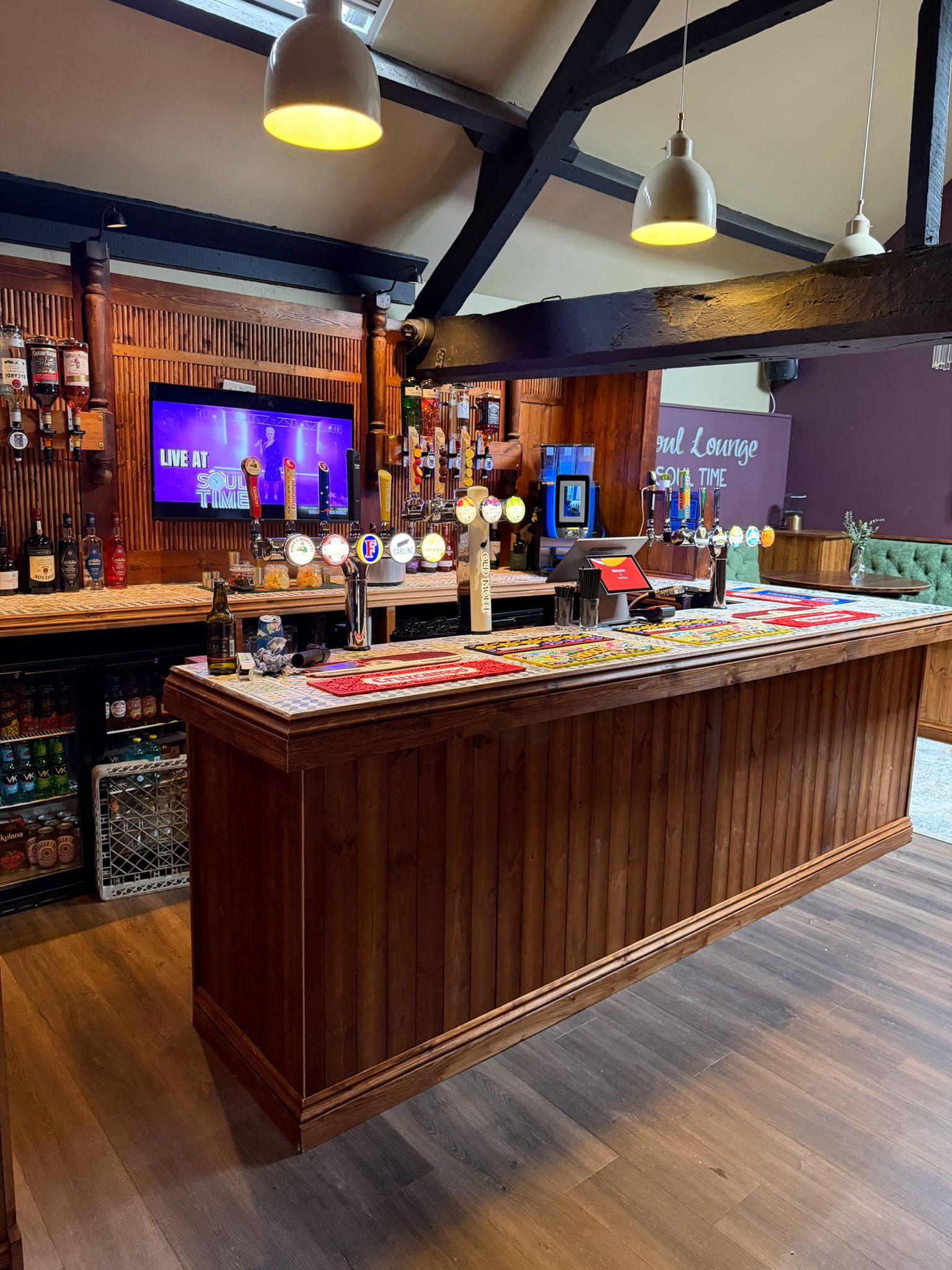 Upstairs bar at Soul Time, Wigan